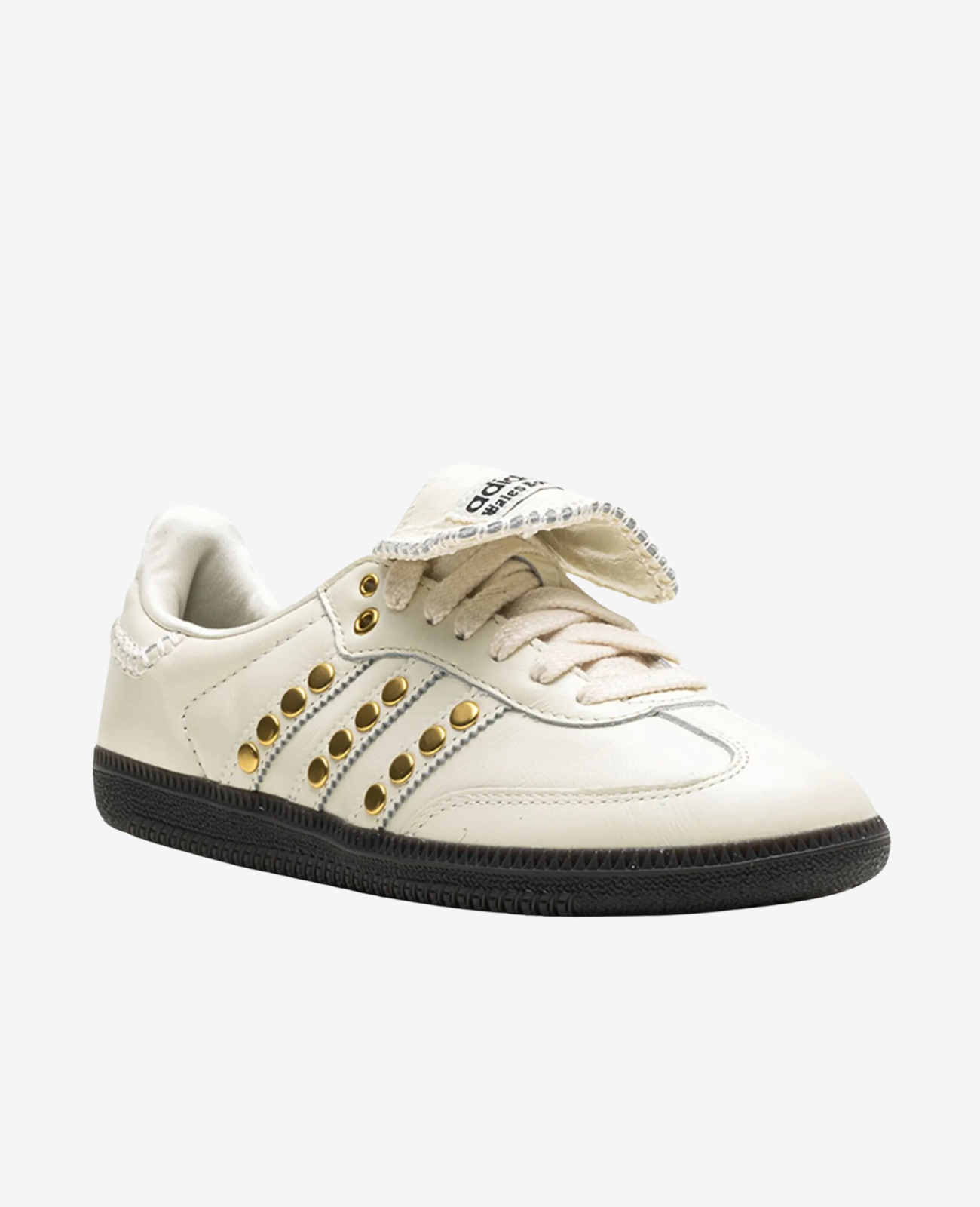 Wales Bonner Studded Samba Cream