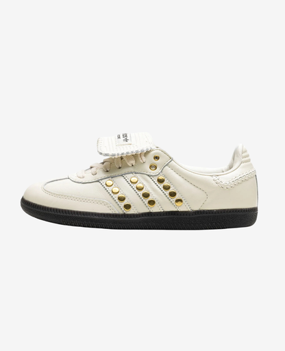 Wales Bonner Studded Samba Cream