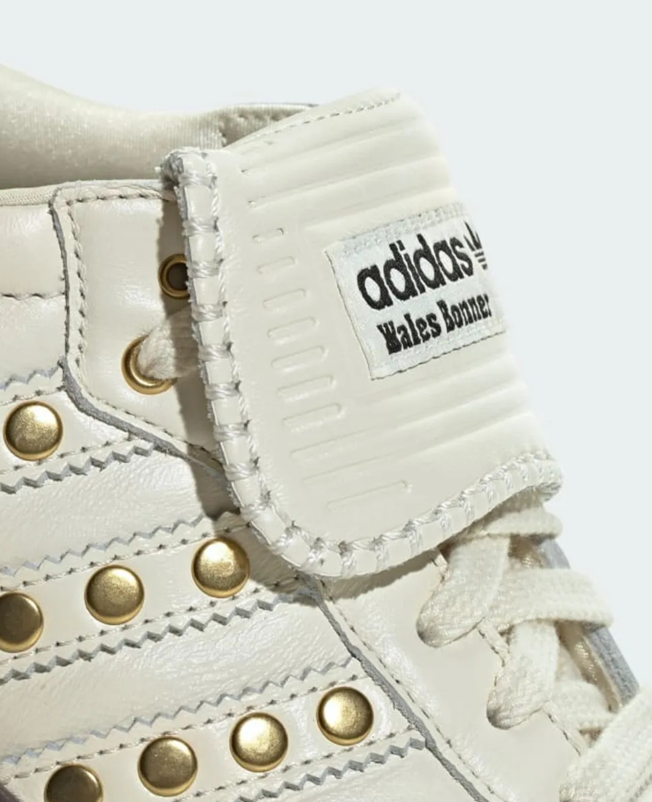 Wales Bonner Studded Samba Cream