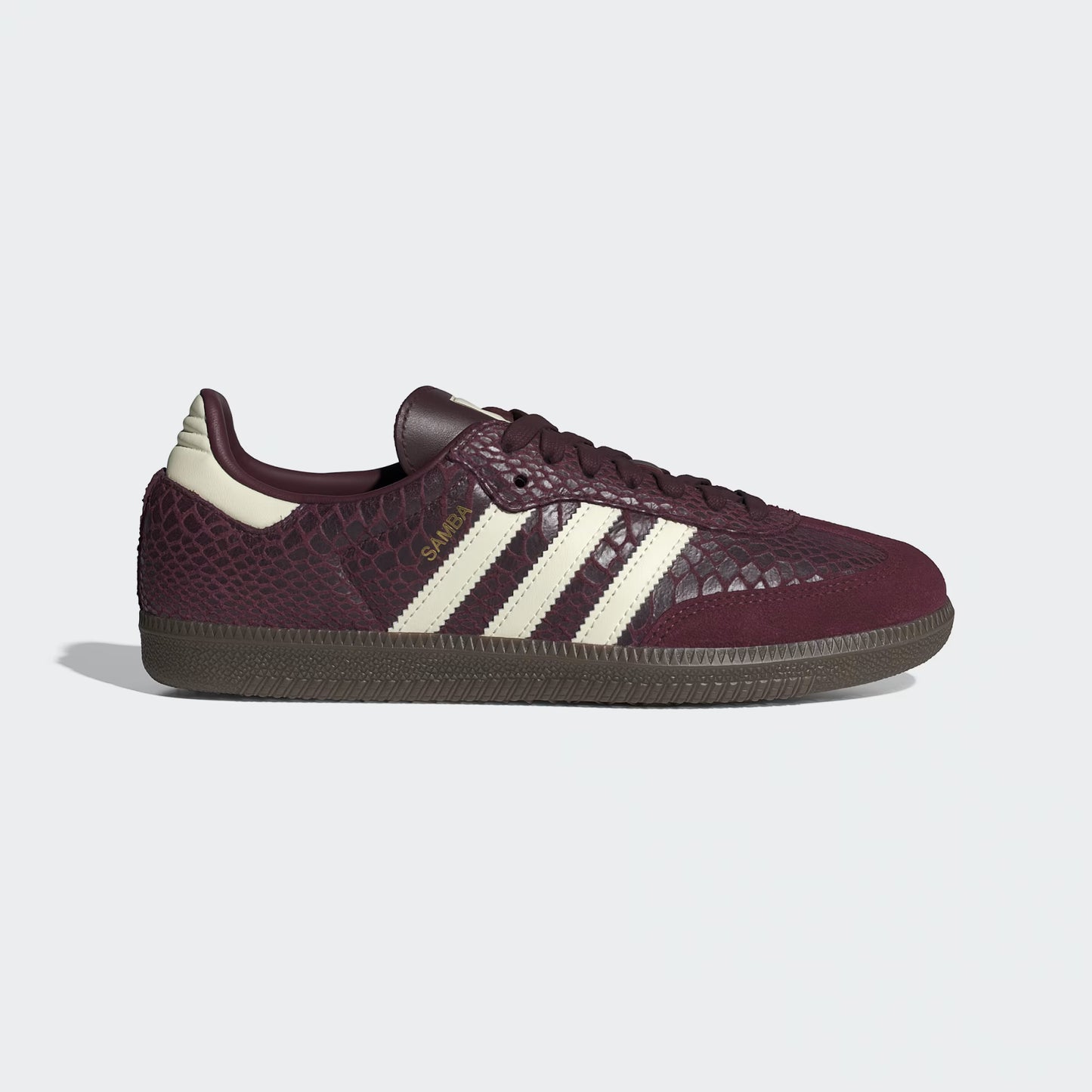 Samba OG Snakeskin Maroon Cream