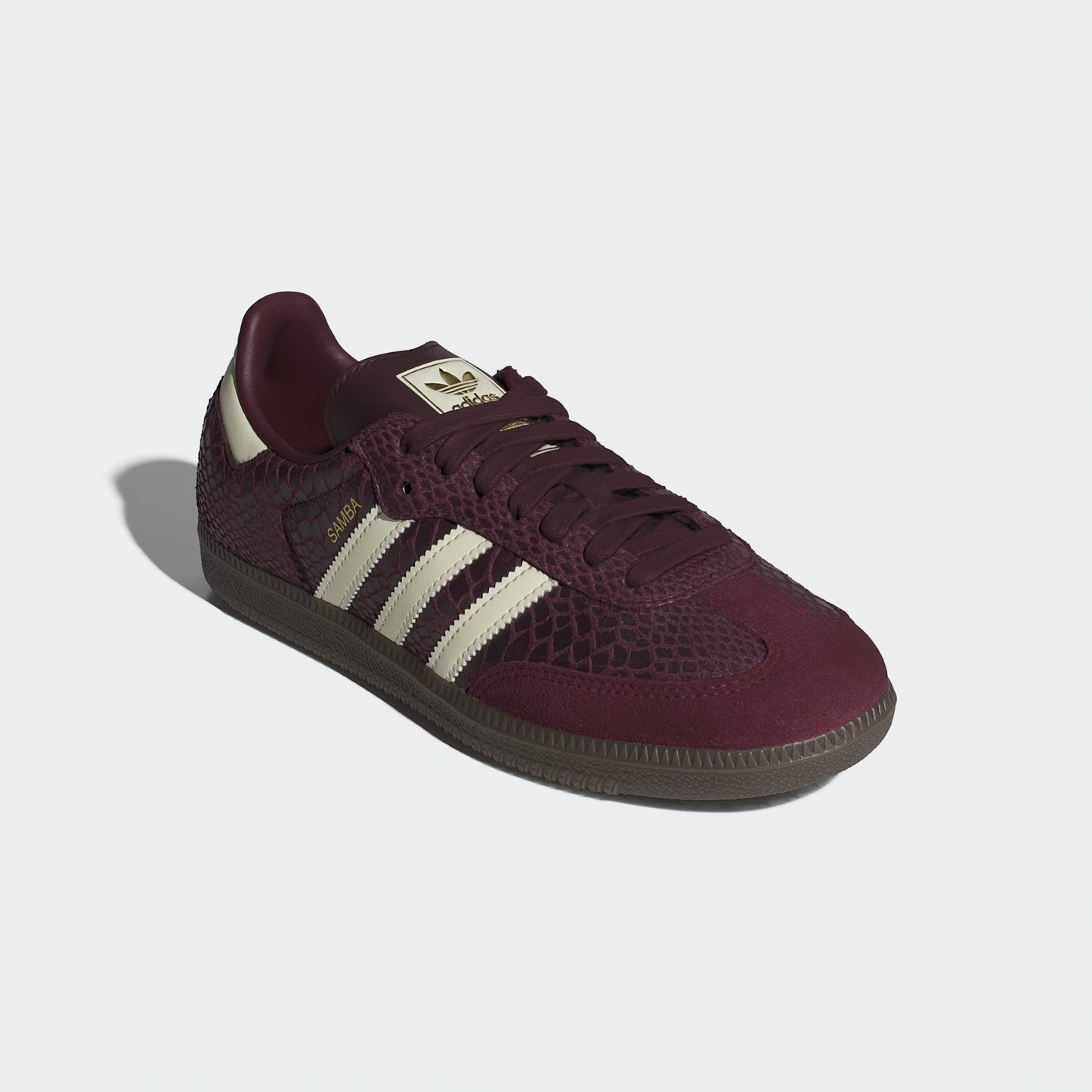 Samba OG Snakeskin Maroon Cream