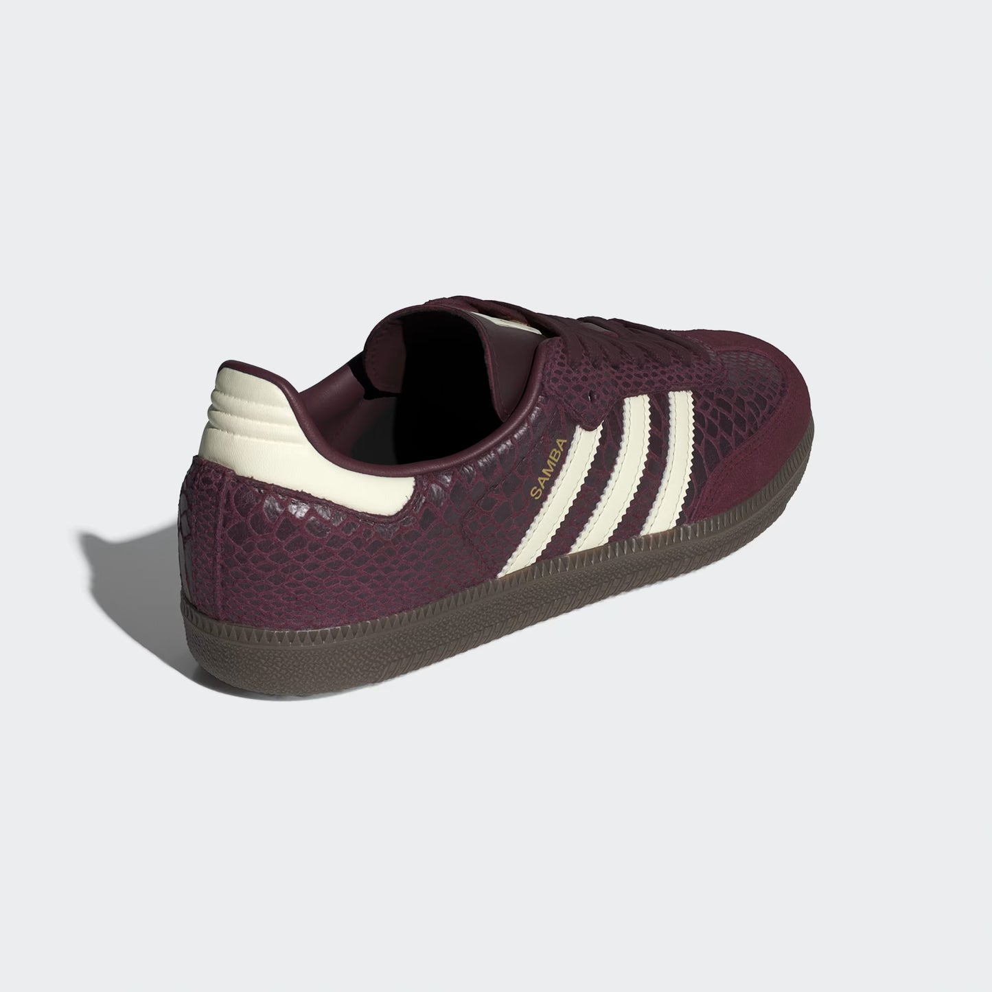 Samba OG Snakeskin Maroon Cream