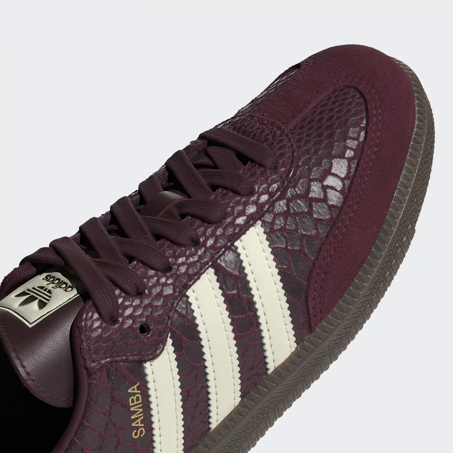 Samba OG Snakeskin Maroon Cream