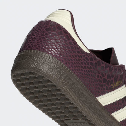 Samba OG Snakeskin Maroon Cream